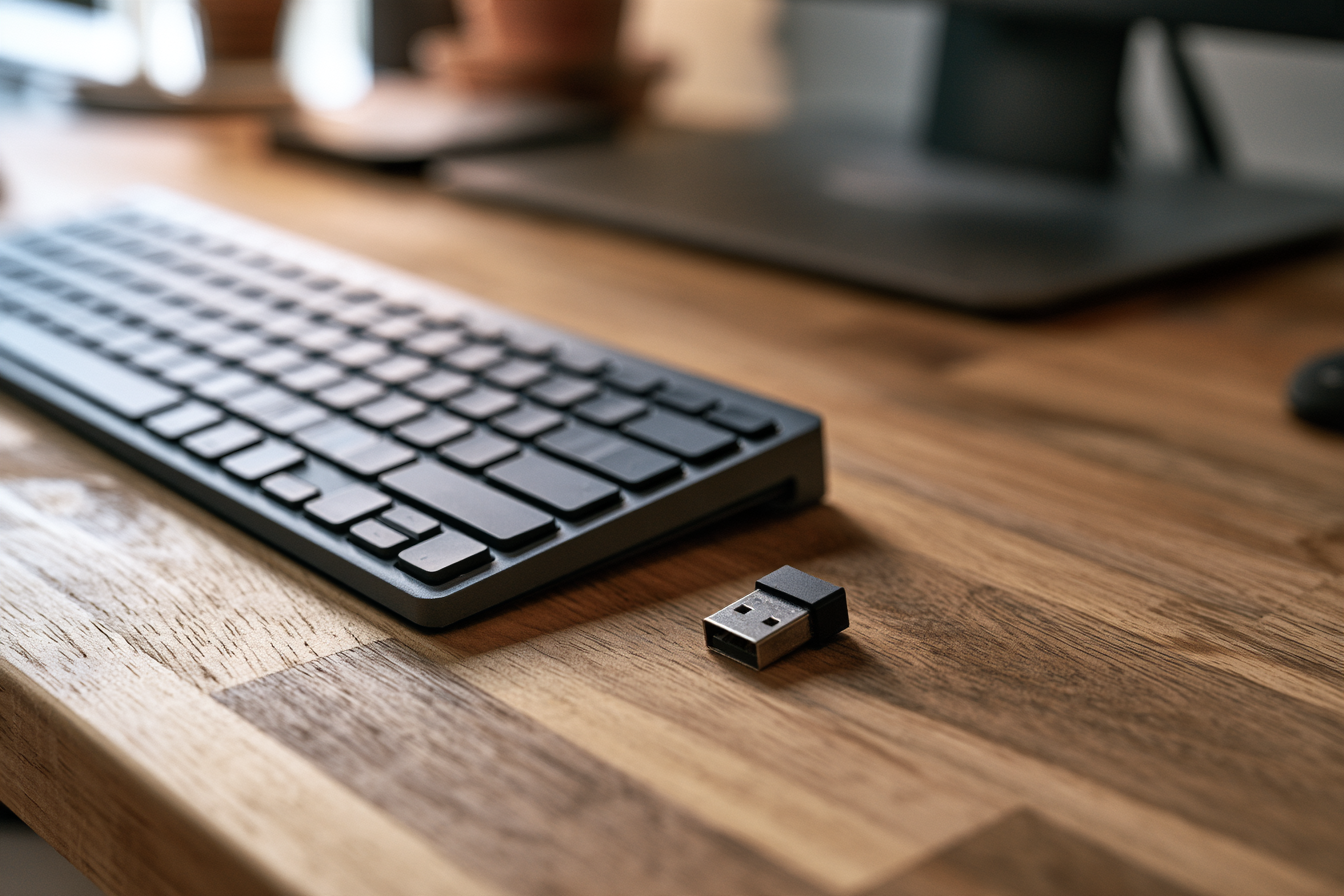 무선 키보드 연결 방식 비교: 블루투스 vs USB 동글