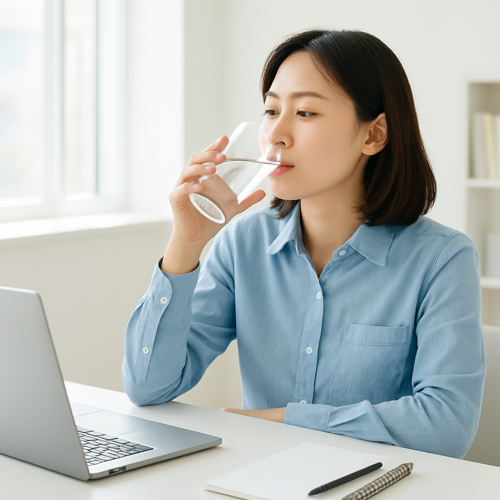 물 섭취량: 생활패턴별 실수와 비교