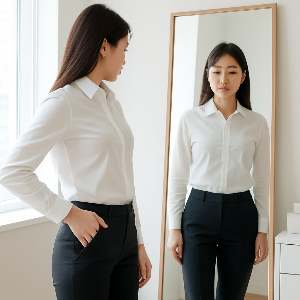 여름 출근룩 셔츠와 슬랙스 선택 기준 비교 관련 이미지 3