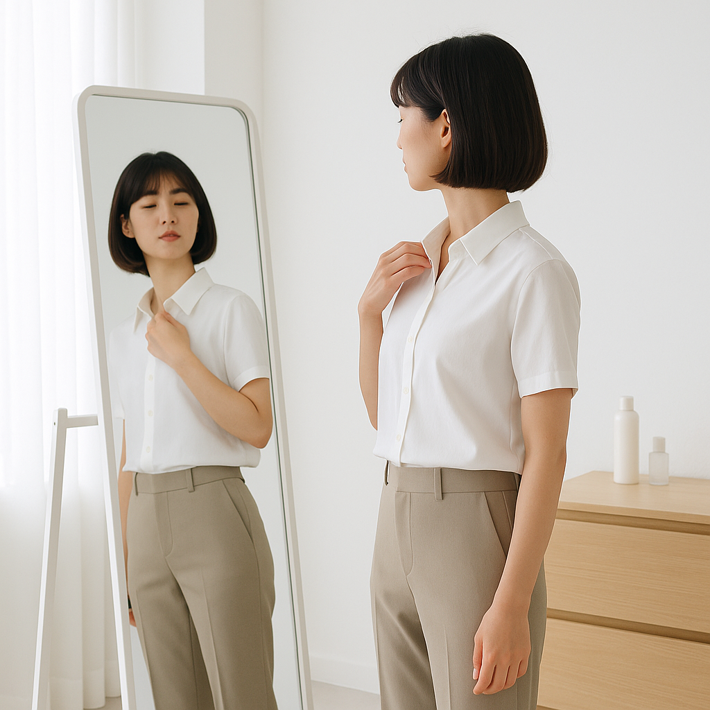 단발·롱헤어 코디 목선·카라핏 비교 관련 이미지 3