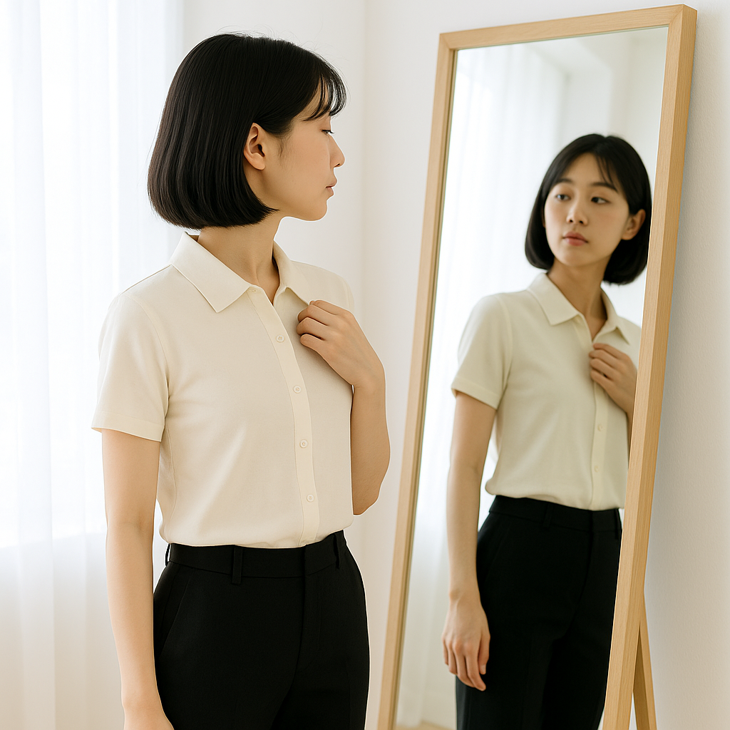 단발·롱헤어 코디 목선·카라핏 비교 관련 이미지 9